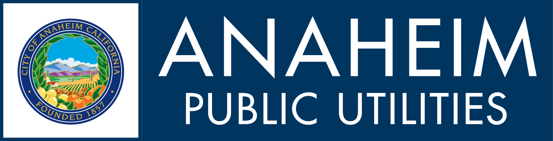 ANAHEIM PUBLIC UTILITIES, logo